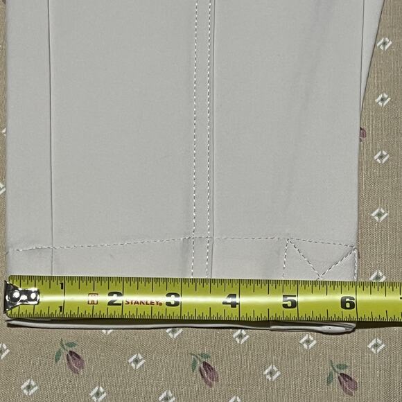 Banana Republic Pants Womens 4 Light Gray Cargo Utility Belted D-Ring Ankle - Picture 6 of 8